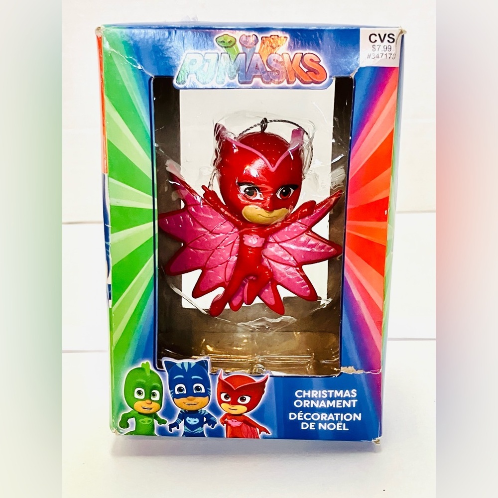 Kurt Adler PJ Masks Owlette Christmas Ornament Damaged Box